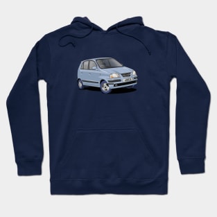 Hyundai Amica in light blue Hoodie